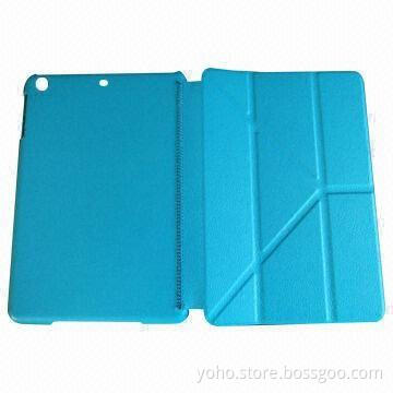 Multifunction Three-fold Leather Case with Stand for iPad Mini Stand